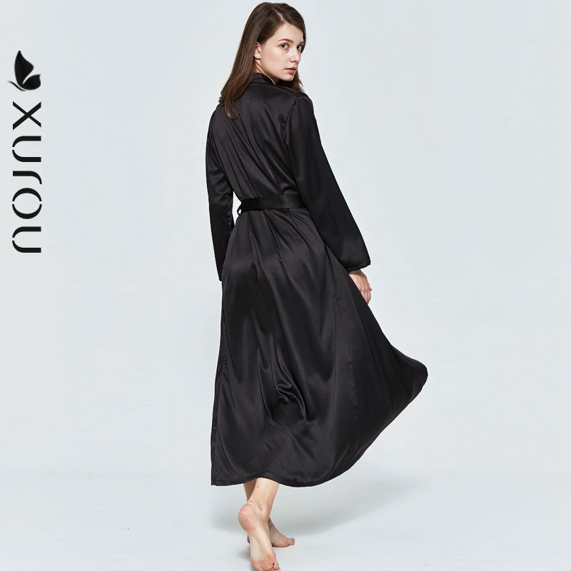 丝绸性感睡衣伴娘薄吊带睡裙睡袍 序柔睡袍/浴袍