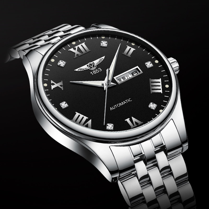 正品瑞士陀飞轮男士十大名牌机械表 路欧斯宾国产腕表