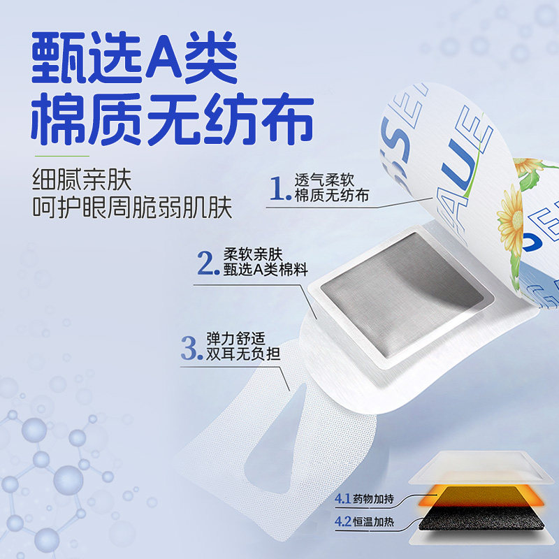 蒸汽眼罩缓解眼睛疲劳黑眼圈叶黄素发热睡眠遮光学生热敷甘医生,淘宝优惠券,粉丝福利购,淘宝优惠卷