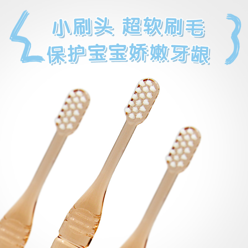日本进口GUM米菲儿童牙刷 87#小头中软毛6-12宝宝牙刷换牙期蛀牙