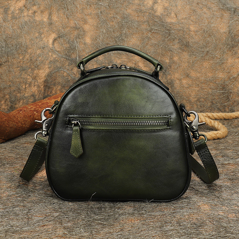 法缇斯复古休闲牛皮小贝壳包 法缇斯女士包袋