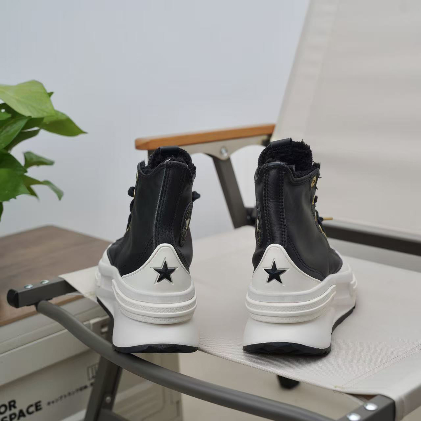 匡威正品 Run Star Legacy 百搭舒适高帮休闲鞋男女同款A12442C - 图3