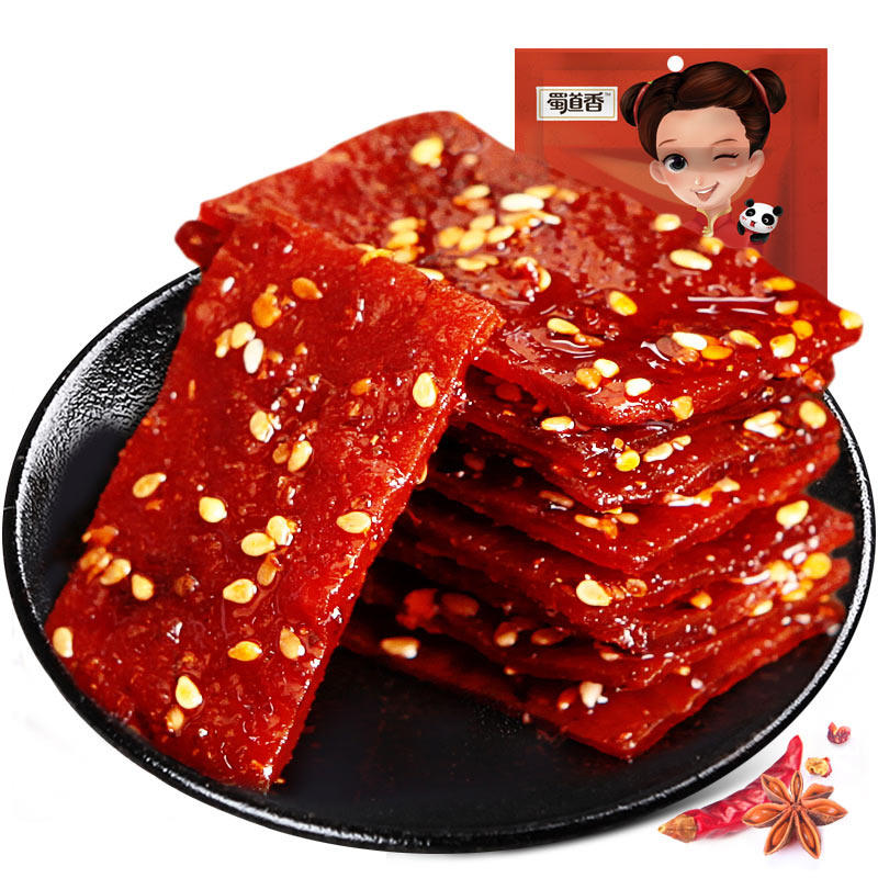 四川蜀道香100g*2袋猪肉脯 川香蜀汇食品猪肉类