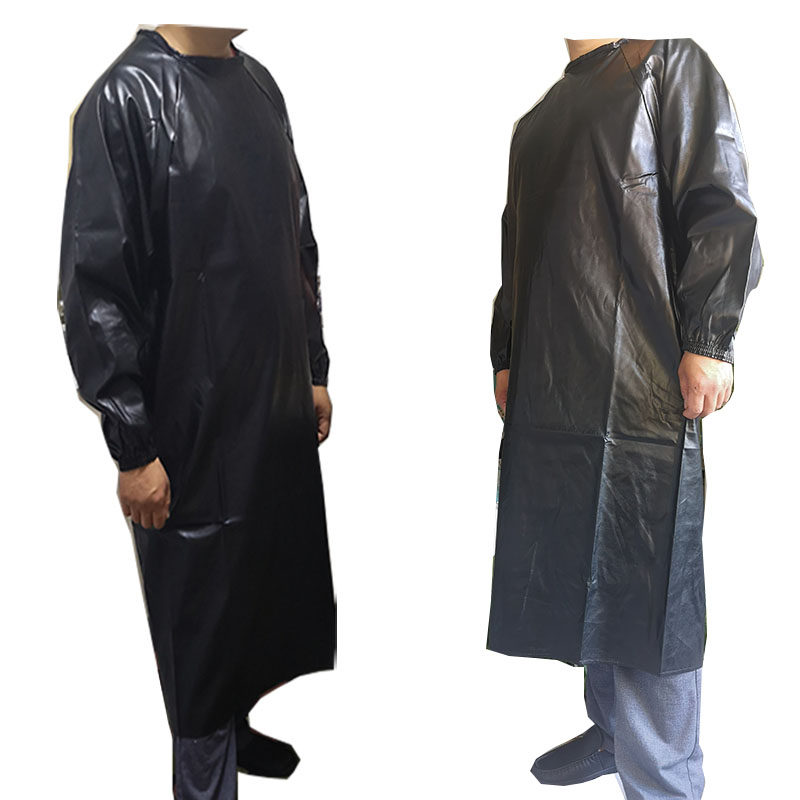 皮罩衣男成人加大加厚长袖皮革围裙防水防油软皮反穿衣工作服围腰,淘宝优惠券,粉丝福利购,淘宝优惠卷