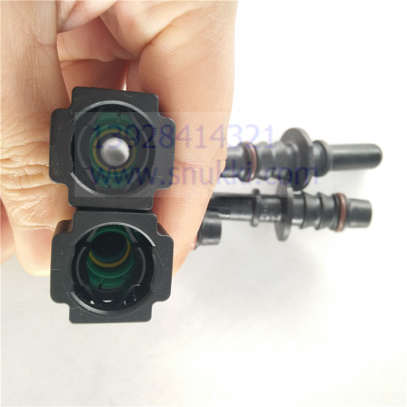 7.89-ID8燃油管公母配套快速接头汽油滤清器快插接头卡扣双边卡子 - 图1