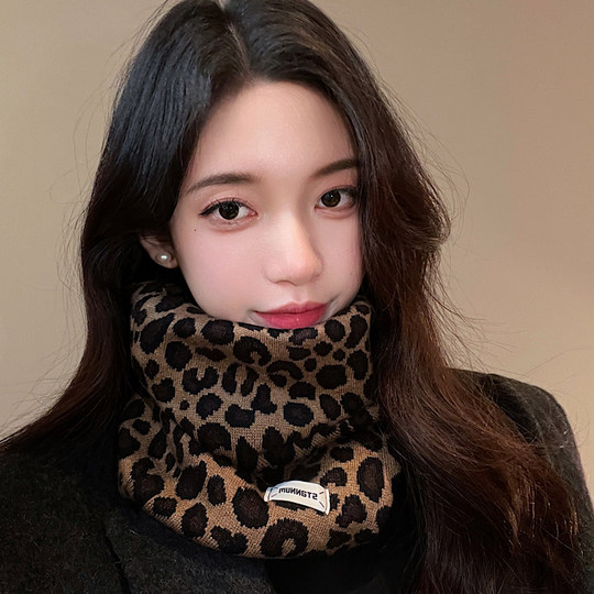 围脖女秋冬季挂耳防风面罩骑行保暖防寒高颜值口罩百搭护颈脖套