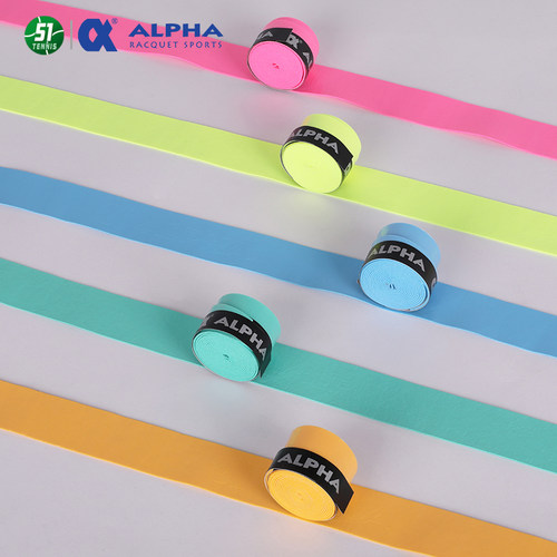ALPHA阿尔法吸汗带网球拍羽毛球拍TG200亮面粘性手胶鱼竿握把胶 - 图1
