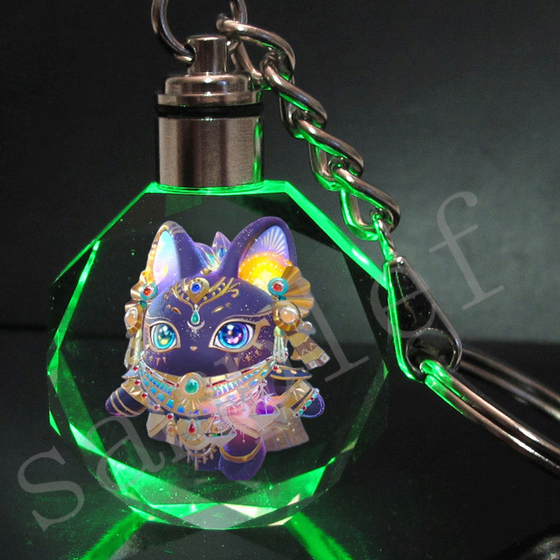 蛋仔派对挂件蛋仔派对钥匙扣赛罗奥特曼骑士水晶发光书包挂件礼物定制生日礼物