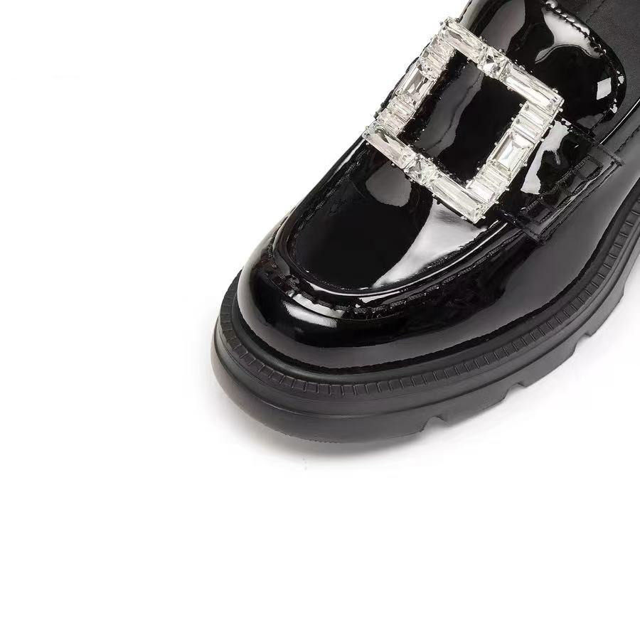 商场同款2026新款方糖爵士英伦风乐福鞋厚底小皮鞋女鞋EEZ07AA6,淘宝优惠券,粉丝福利购,淘宝优惠卷