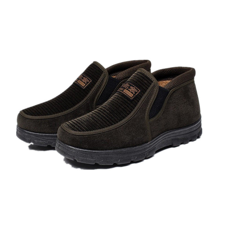 老北京布鞋冬款中老年男鞋防滑软底爸爸老棉鞋加绒加厚劳保老布鞋,淘宝优惠券,粉丝福利购,淘宝优惠卷