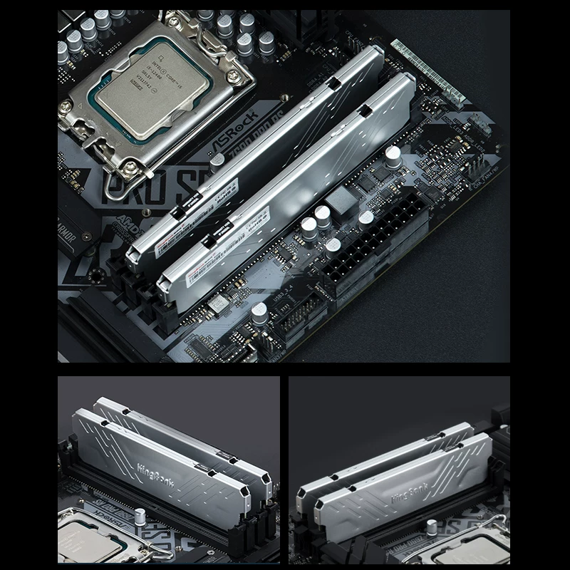 Государственная субсидия 10%] Jinbaida DDR5 память 16Г 6000 Серебро/Чёрный Лезвие настольный жилет лента