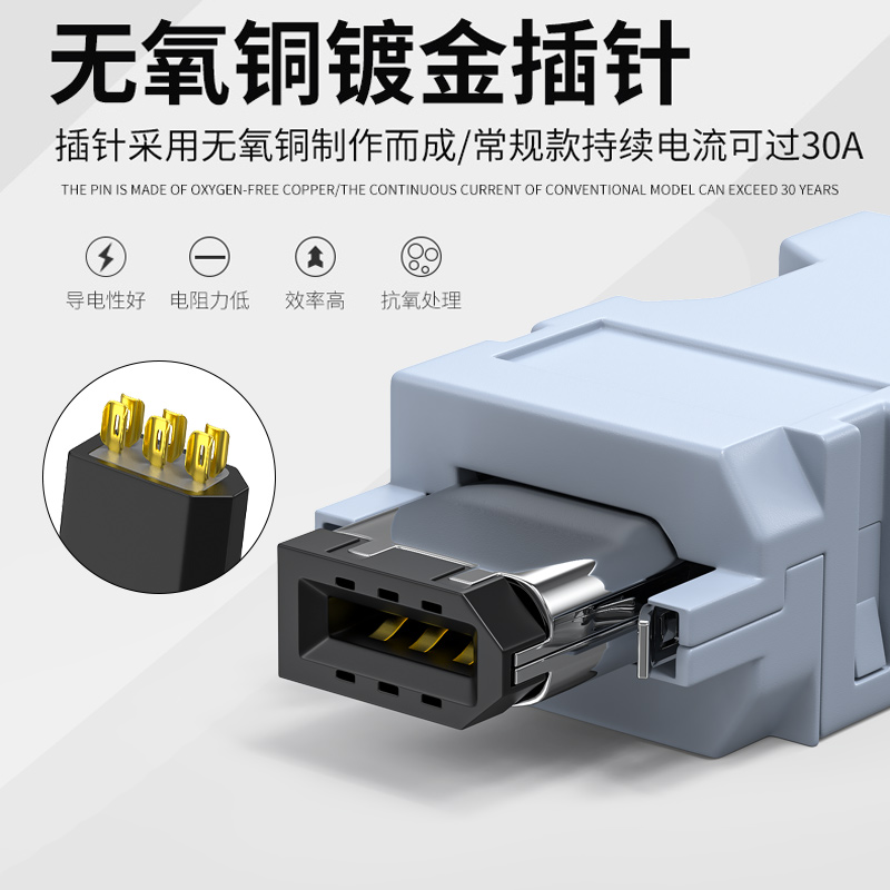 1394编码器插头兼容安川松下台达伺服驱动器插件接头SM-6P连接器