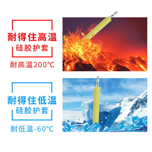 UL3239硅胶线 26AWG 柔软耐高温 200度高温导线 3KV高压电线 - 图1