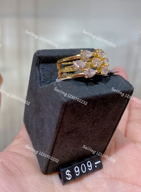 设计师戒指CARATLONDON人造宝石