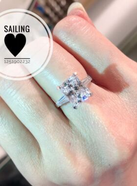 香港英国克拉白金钻石戒指现货