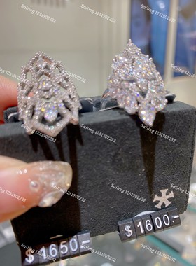 CARAT女银镀金欧美闪亮人造宝石