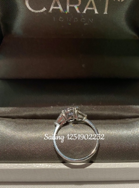 英国戒指CARAT白金欧美