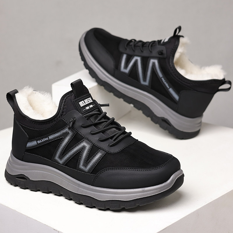 冬季男鞋皮毛一体羊毛雪地靴男士保暖加厚加绒高帮运动防滑棉鞋男,淘宝优惠券,粉丝福利购,淘宝优惠卷