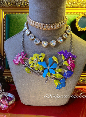 小众设计植物花朵项链双十一特价