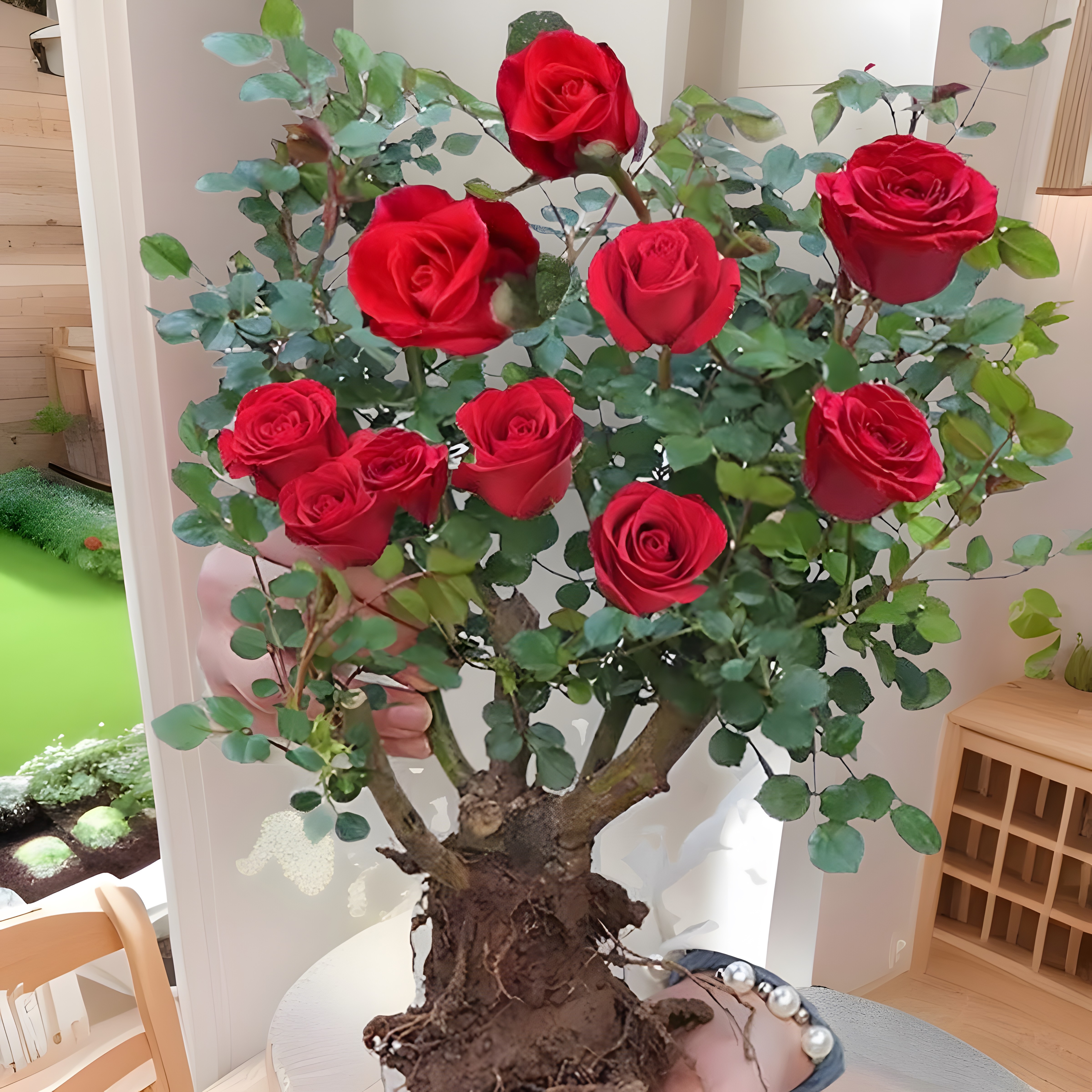 玫瑰花树苗老桩月季花苗灌木大花盆栽室内外开特大花浓香老根绿植,淘宝优惠券,粉丝福利购,淘宝优惠卷