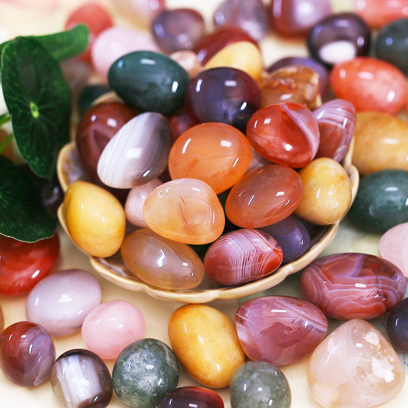 南京雨花石原石天然彩色鹅卵石园艺装饰盆栽铺面水培七彩玛瑙石头,淘宝优惠券,粉丝福利购,淘宝优惠卷