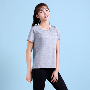 长款宽松轻薄瑜伽服短袖