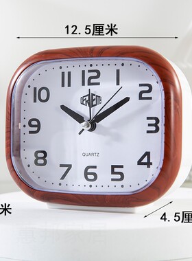 复古桌面老人学生方形闹钟便宜