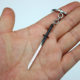 Wu Liuqi Mini A Qi Sword Magic Knife Thousand Blade Keychain Model Boy Toy Metal Pendant Gift