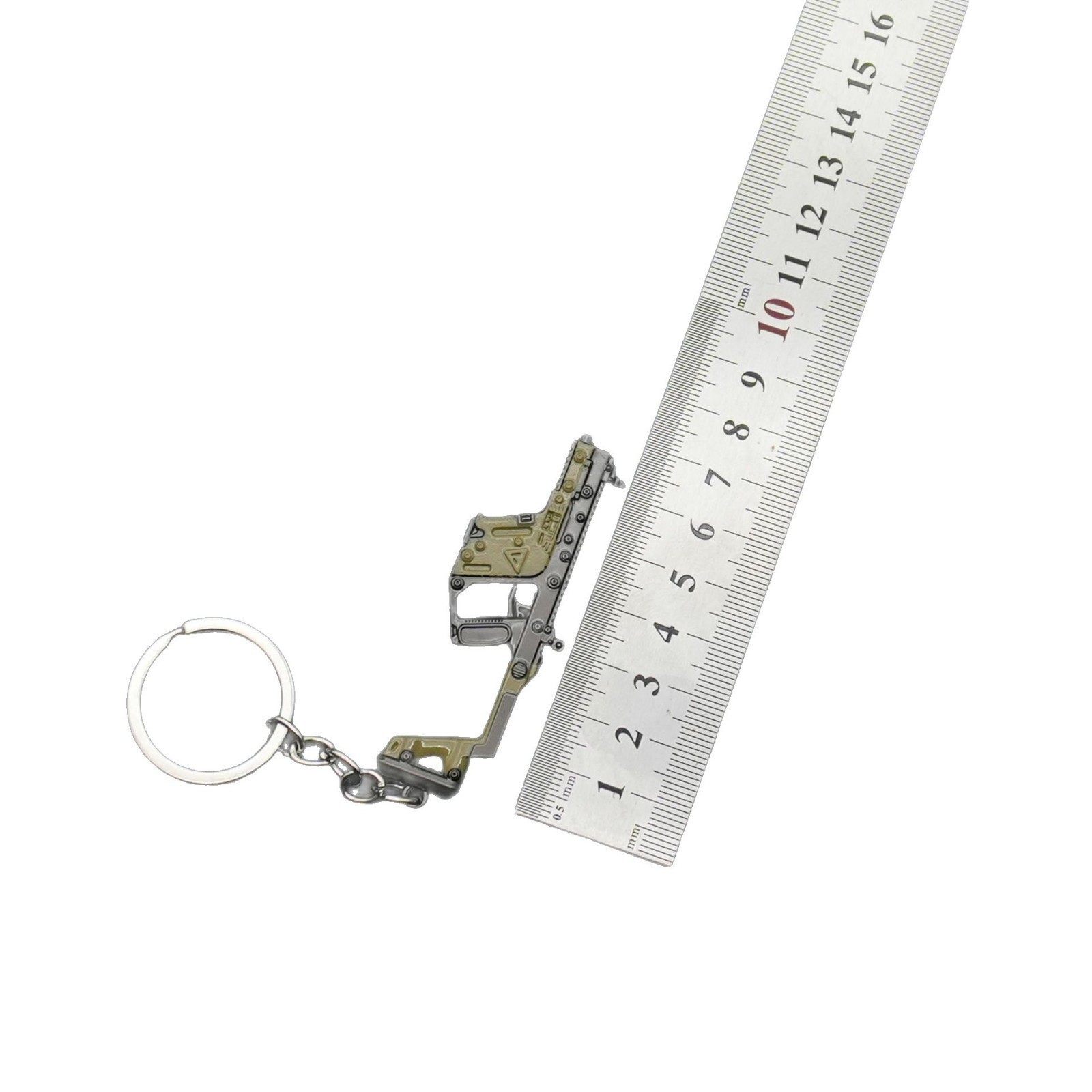 和平精英武器金属迷你钥匙扣挂件和平精英游戏周边合金枪模型吃鸡武器男孩玩具