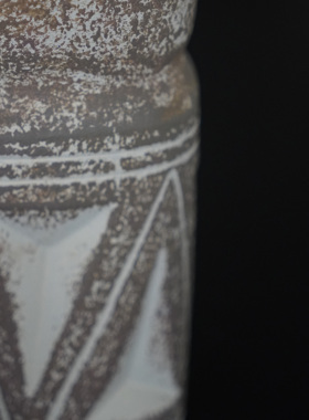 一枚橙 中古仿石雕像小摆件民宿样板间别素侘寂层架装饰插花摆件