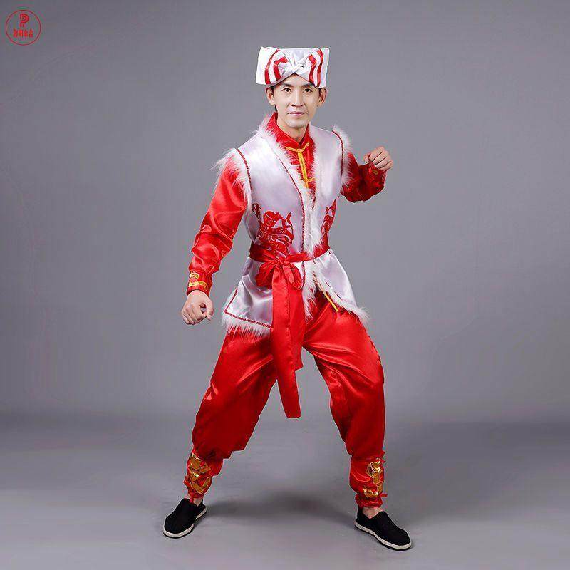 陕北民歌演出服安塞腰鼓服传统舞狮打鼓龙舟服秧歌民歌舞台装,淘宝优惠券,粉丝福利购,淘宝优惠卷