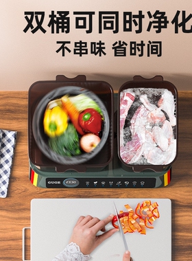 德国【肉菜分洗】双桶果蔬清洗机