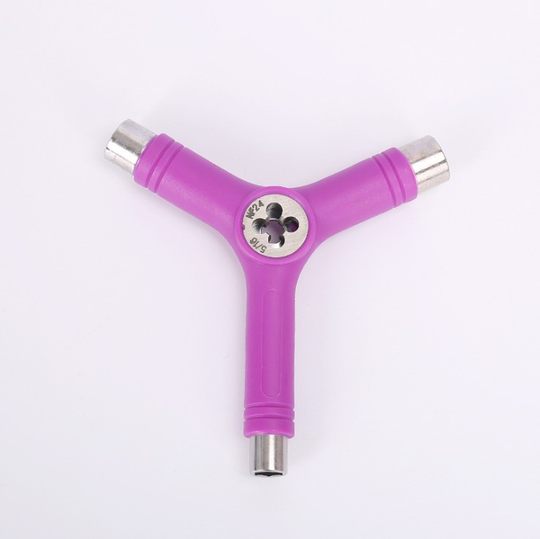 Double tilt longboard skateboard y-shaped tool nut assembly