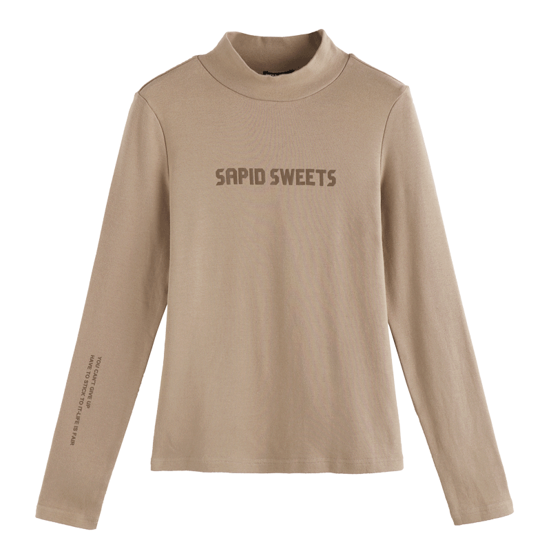 2020秋冬新款半高领内搭长袖打底衫 雅瑞丝T恤