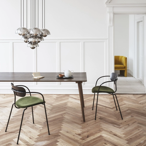 Дания Аутентичный и Тракция Nordic Классический ретро -цвет Metal VP1 Цветочный горшок люстр