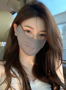 3d立体口罩男女通用防风防晒网红高颜值护眼角防止外线冰丝口罩