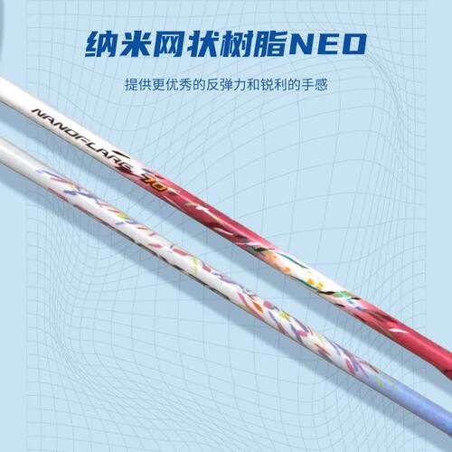 YONEX尤尼克斯YY天斧AX70疾光NF70羽毛球拍正品轻碳素球女神拍 - 图1