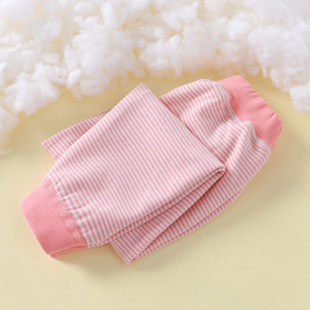 儿童德绒无骨秋裤2025秋冬新款男女童条纹百搭保暖裤宝宝单件长裤,淘宝优惠券,粉丝福利购,淘宝优惠卷