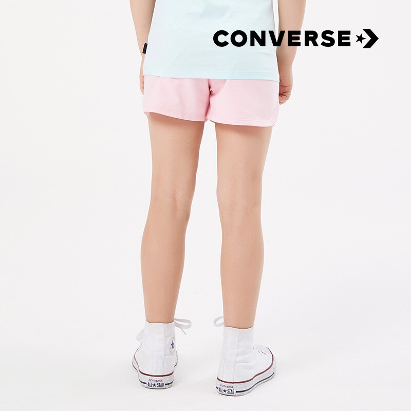 converse童装夏新款女童抽绳短裤 Rookie裤子