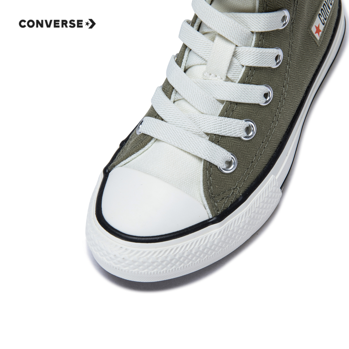 converse匡威儿童鞋男女童高帮魔术贴帆布鞋2024春季新品A06368C