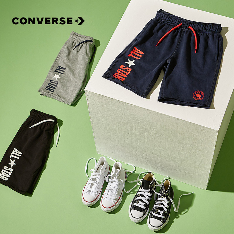 converse童装2020夏季新款小童短裤 Rookie裤子