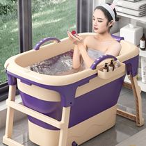 Folding Bubble Bath barrel Home Adult Bath Tub Thickened Full Body Bath Tub Winter Bath not cold Divine Instrumental Bath Tub