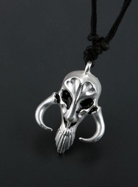 Mandalorian星球大战曼达洛人吊坠尤达宝宝复古帅气个性项链Star