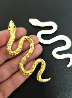diy合金小蛇满钻银蛇滴胶手机壳