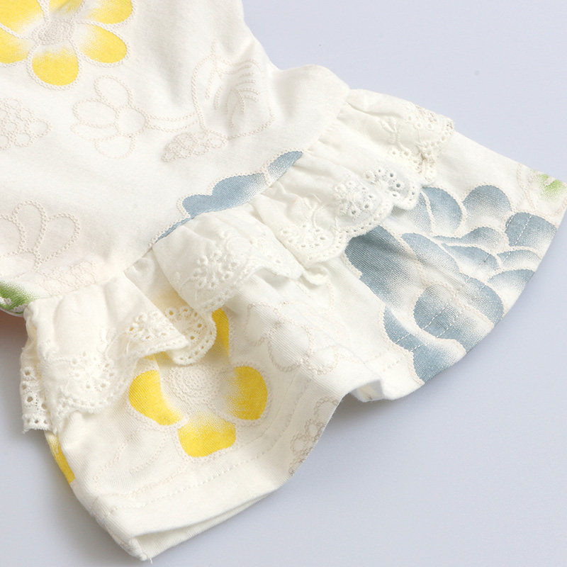 夏季女短袖可爱睡裙甜美纯棉睡衣 安思梦睡裙