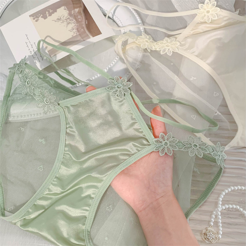 粉樱漫舞~女生纯欲高颜值低腰性感女士镂空内裤女2026新款三角裤,淘宝优惠券,粉丝福利购,淘宝优惠卷
