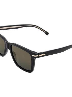 代购Hugo Boss男士太阳镜防紫外线全框灰色青铜镜片非偏光方形