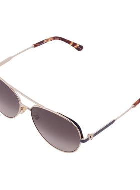 代购kate spade女士太阳镜防紫外线遮光渐变镜片抗强光飞行员款