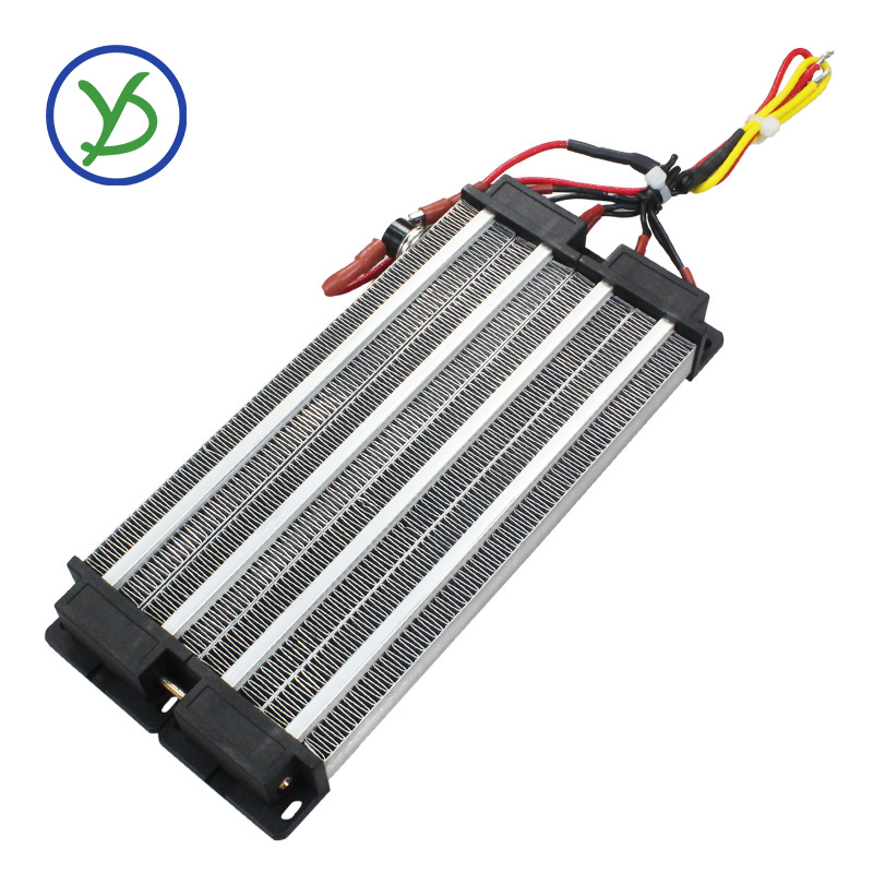 220V/1000W2000W绝缘型陶瓷PTC恒温空气电加热器发热片带温控配件