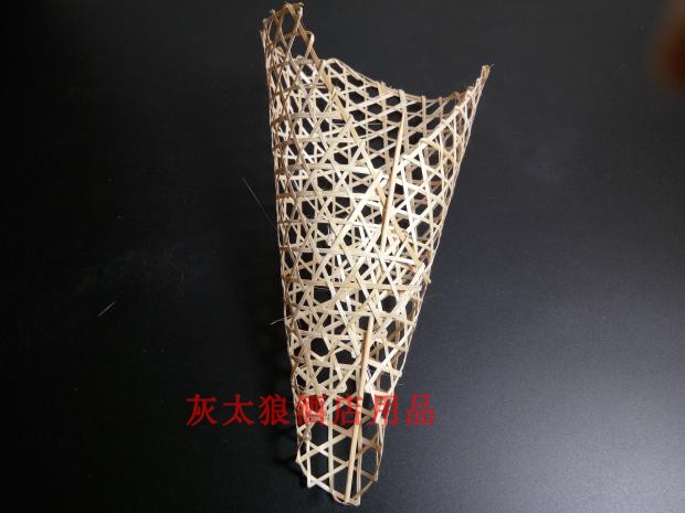 竹达手工竹编织竹网餐垫竹编垫酒店用品手工竹网垫防粘锅竹板竹笪_虎窝淘
